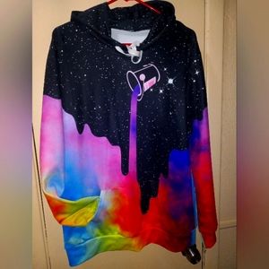 Splash color hoodie